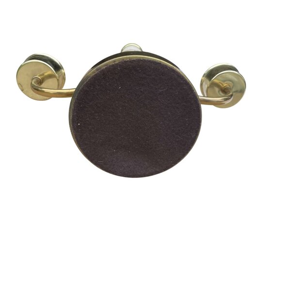 VTG Floral Porcelain Brass Candelabra Glass Globes Colonial Cottage 1960s - Picture 7 of 8